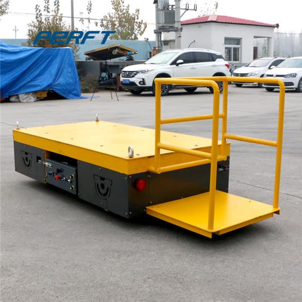 Custom Length Electric Flat Cart For Factory Storage